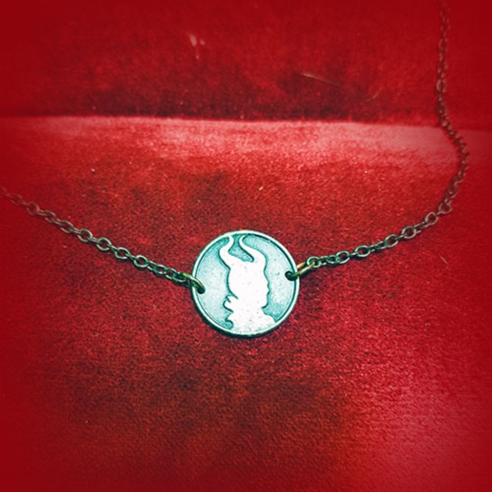 Maleficent Token Necklace